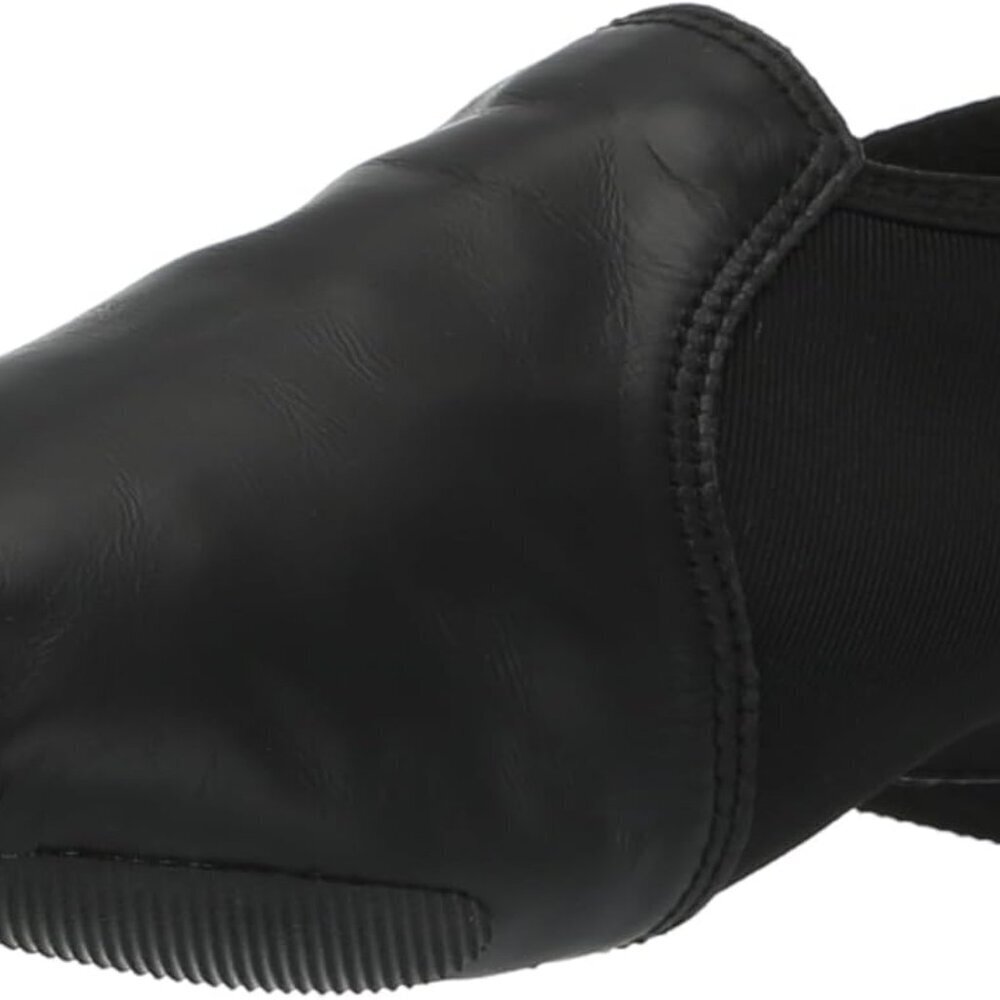 Women's Jazz Shoes Leather Size 8 Rubber Sole Slip-On Flexible Dance Shoe